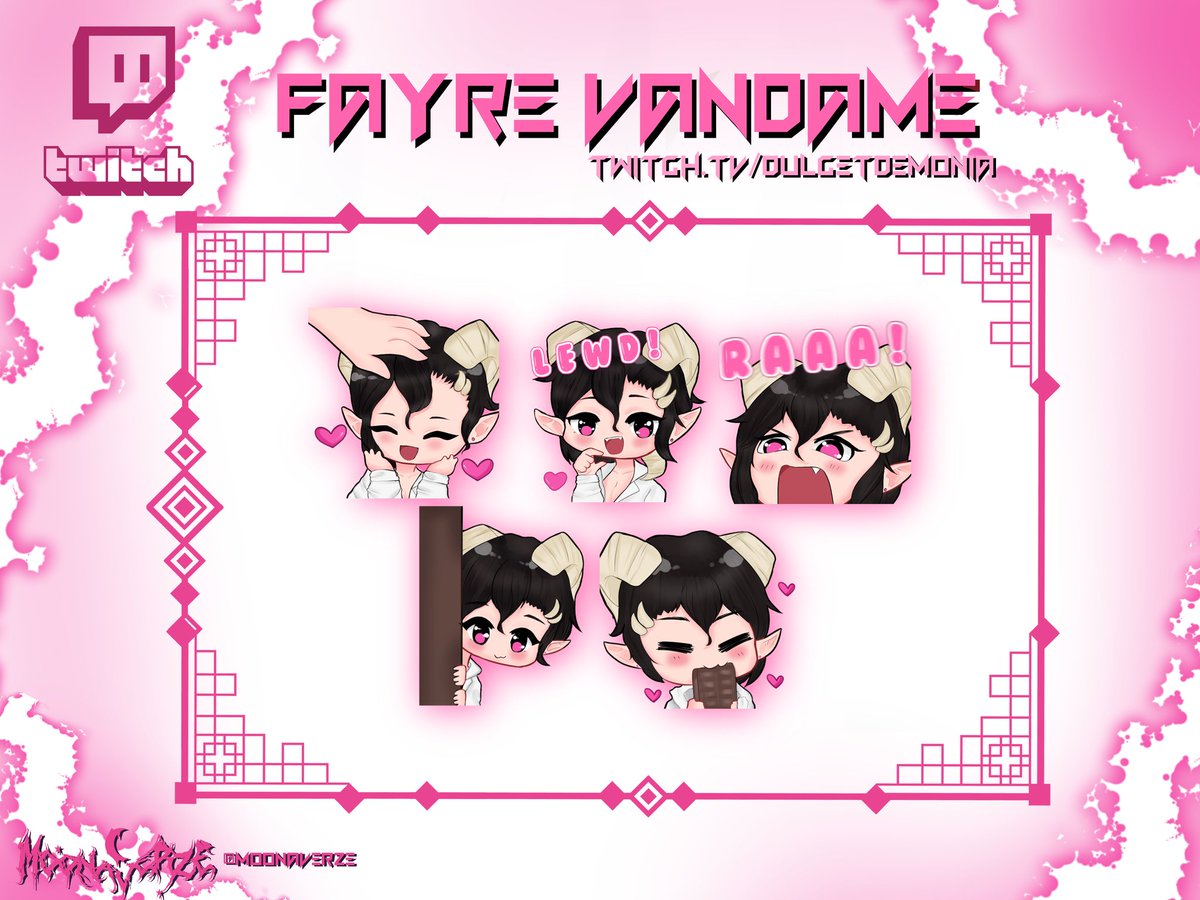 *.·:·.✧ t w i t c h  e m o t e s ✧.·:·.*
─── ・ 。゜☆: *. .* :☆゜. ───
a lovely twitch emotes for @DulcetDemonia 