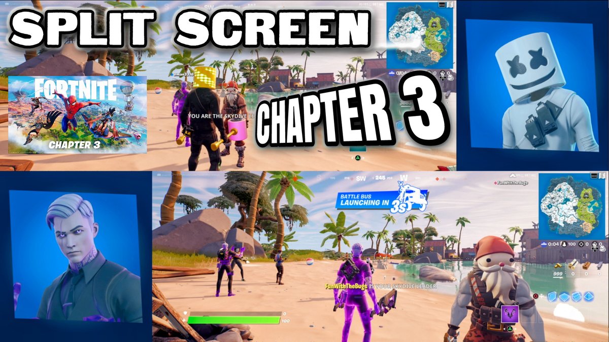 Fortnite Split Screen guide for Chapter 3 Season 3