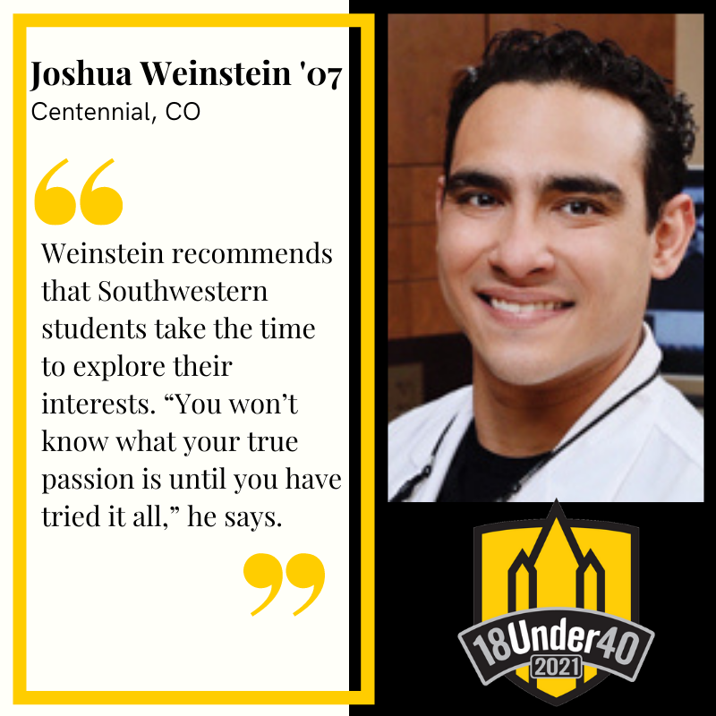 B.S. in biology @ SU w/D.D.S. from Herman Ostrow School of Dentistry - USC. Served as dental officer in U.S. Army - Ft Bragg, NC, then joined Landmark Dental Studio - Greenwood Village, CO. Has traveled to Kenya as a volunteer.  Provided care to people in Nairobi’s Mathare slum.