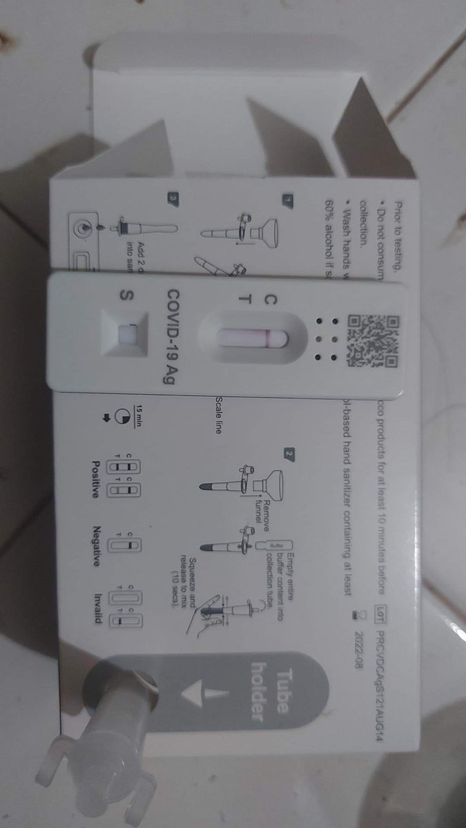 Self test b4 mh booster shot on 17th. Negative result. Guess i followed the SOPs' well. Lol