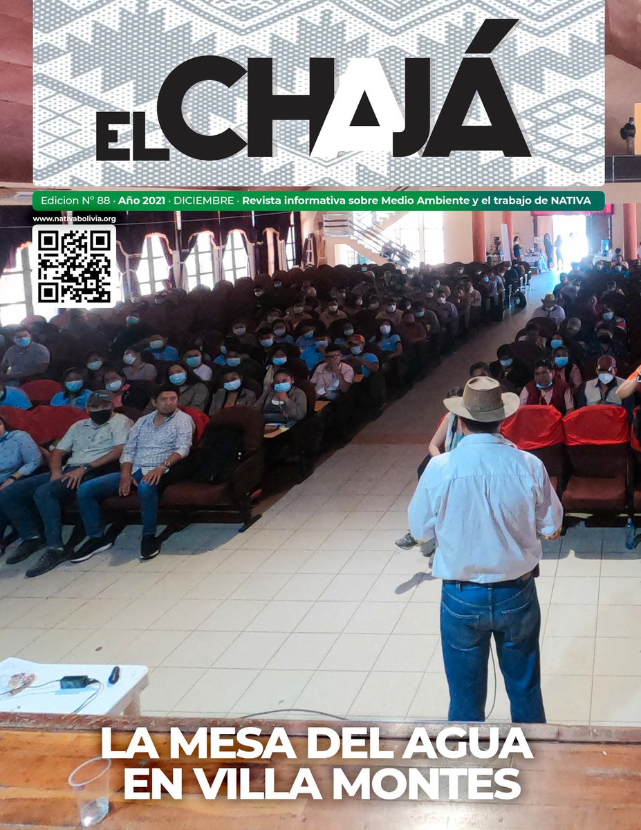 Compartimos con ustedes una nueva edición de nuestra revista "El Chajá" ¡La última del año! 

El Chajá 88 se puede leer y/o descargar por el siguiente link: bit.ly/3qdZyAz

Si quieres suscribirte a nuestra revista por mail, escríbenos a: elchajabolivia@gmail.com