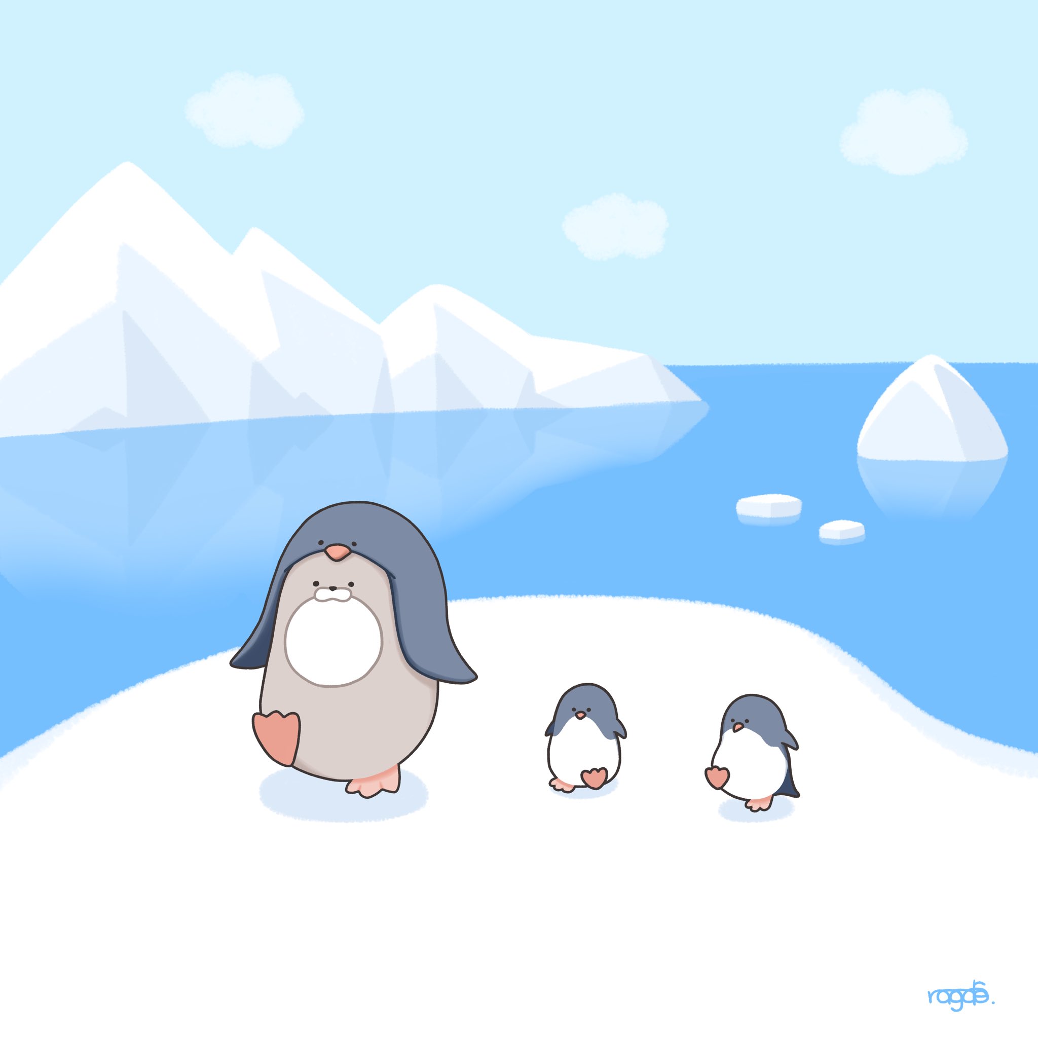 Twitter 上的 Nagare ご覧ください 南極に住むペンギンです 南極の日 イラスト T Co Zdpi7le3zx Twitter