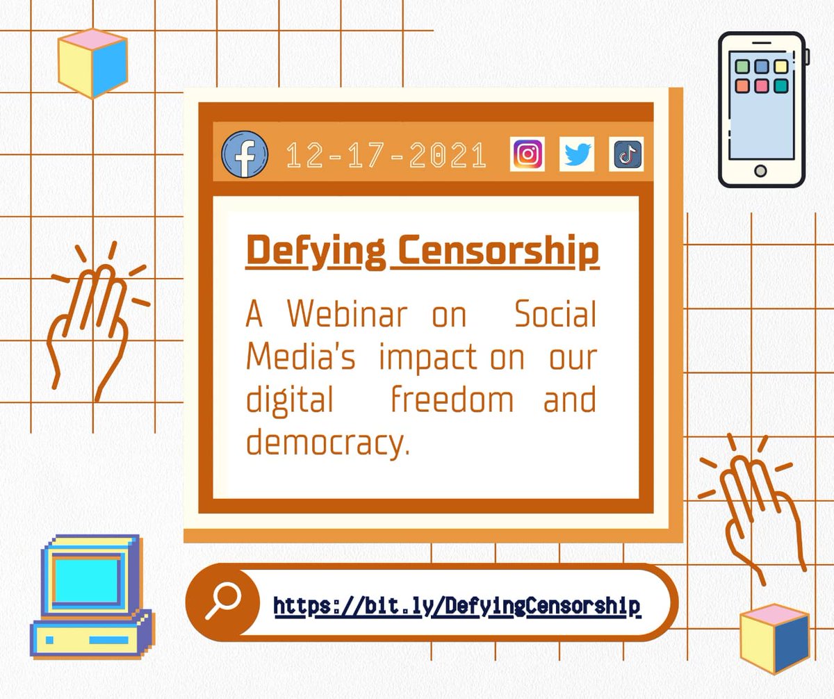 riceparliament_'s tweet photo. Few days left! You can still sign up for #DefyingCensorship happening this December 17, 9PM Singapore | 8PM Bangkok | 730PM Myanmar.

Let us amplify our voices together and defy censorship!

Sign up here: https://t.co/z9WqSrjYjn

#MilkTeaAlliance https://t.co/0ADKtTW9pJ