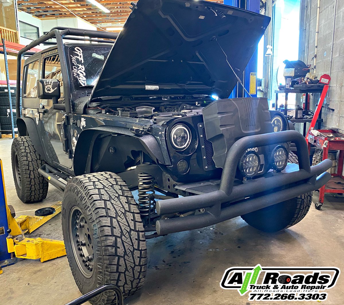 Are you in need of maintenance but don’t know where to go? We are here for all your auto repair needs - no matter what vehicle you have. 

We want to keep you on the road safely. 
Call today to schedule 
772-266-3303 #automotive #automotiveshop #allroadstruckandautorepair