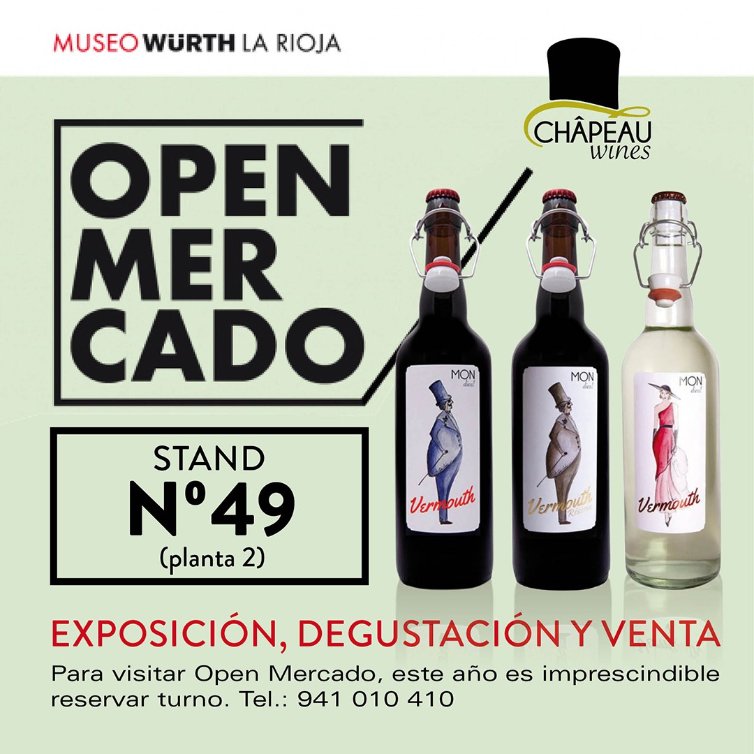 Nada mejor que el <a href="/museowurth/">Museo Würth La Rioja</a> para una obra de arte como nuestro 🍸vermouth MON dieu! Este fin de semana, te esperamos en #OpenMercado para que puedas probar y comprar nuestra gama completa de vermouths
‼️ No olvides reservar turno (obligatorio este año): ☎️941010410.