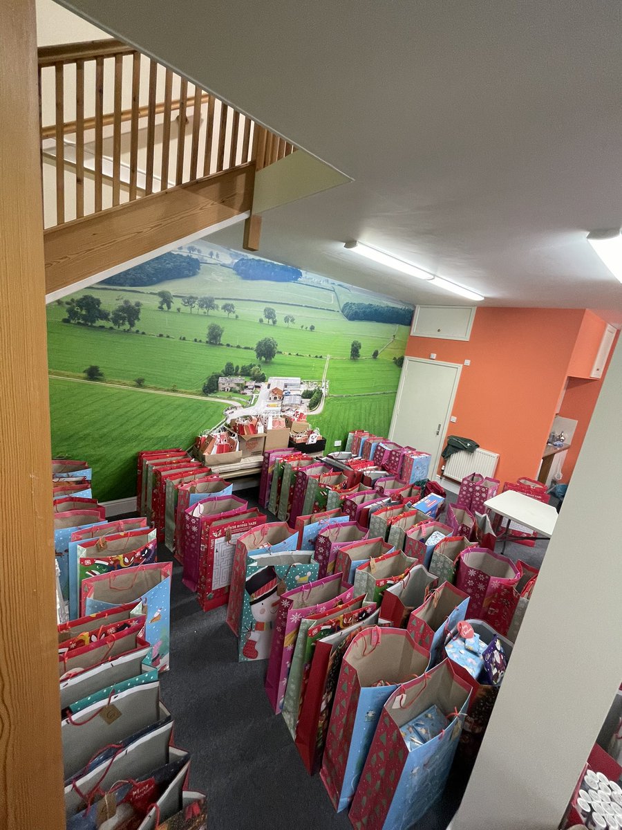 Look how busy the christmas elves have been for Skipton step into action! Lots of children are going to be very happy this christmas! Thanks for all who donated and the amazing volunteers! #charity