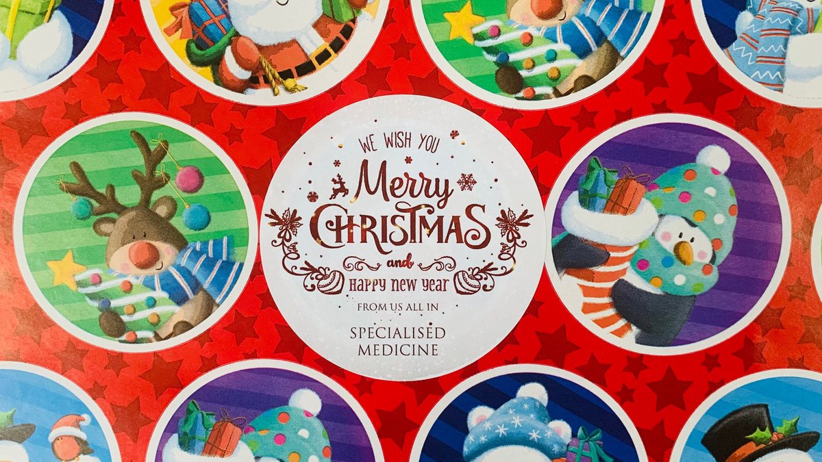 Stick with us this Christmas! The <a href="/BWC_CPADS/">Clinical Photography & Design Services - BWC</a> design elves have been busy designing and printing these personalised festive stickers for the amazing <a href="/BWCH_SM/">Specialised Medicine</a> team <a href="/BWC_NHS/">BWC NHS Trust</a> 
#CPADS #Design #Print #Stickers #OneTeam #Only11sleepstogo