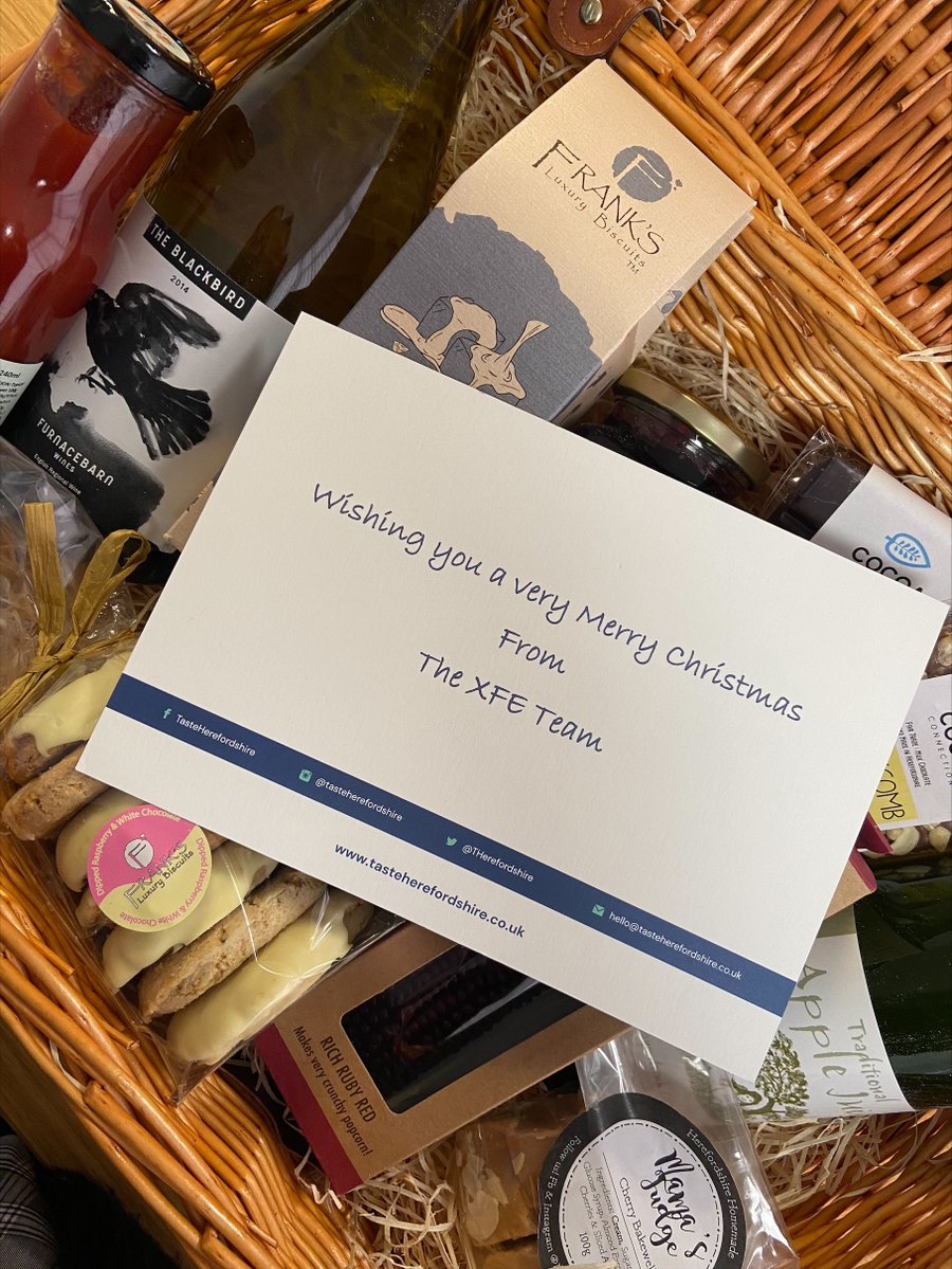 OroviaEducation's tweet photo. A big thank you to the team at Xero for Education for sending us a gorgeous Christmas hamper from @THerefordshire!
We hope you all have a lovely festive period & we look forward to working with you in the New Year! 🌟
#xfe #education #thankyou #hamper https://t.co/kOCrKdrDDk