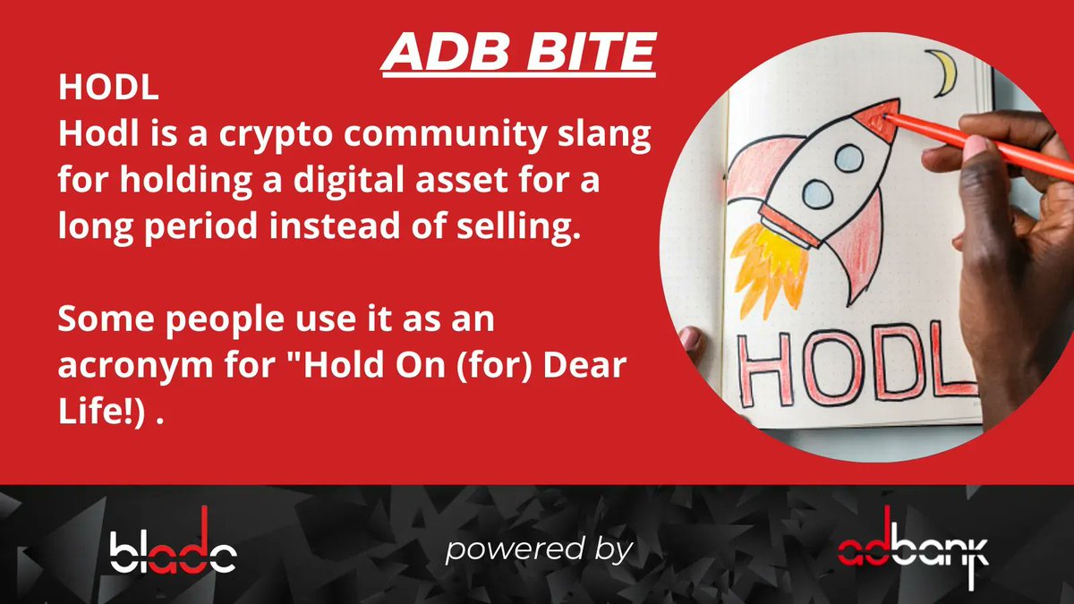 adbanknetwork's tweet photo. #ADBbite Did you know that the HODL rewards are now a permanent fixture? Learn more about Hodl rewards here:https://t.co/psLSPqtp0C.  Visit our site for a step by step guide on how to get started https://t.co/oKsS0XLHbg #taskmarketplace #freecrypto https://t.co/xREwWNj2Ok