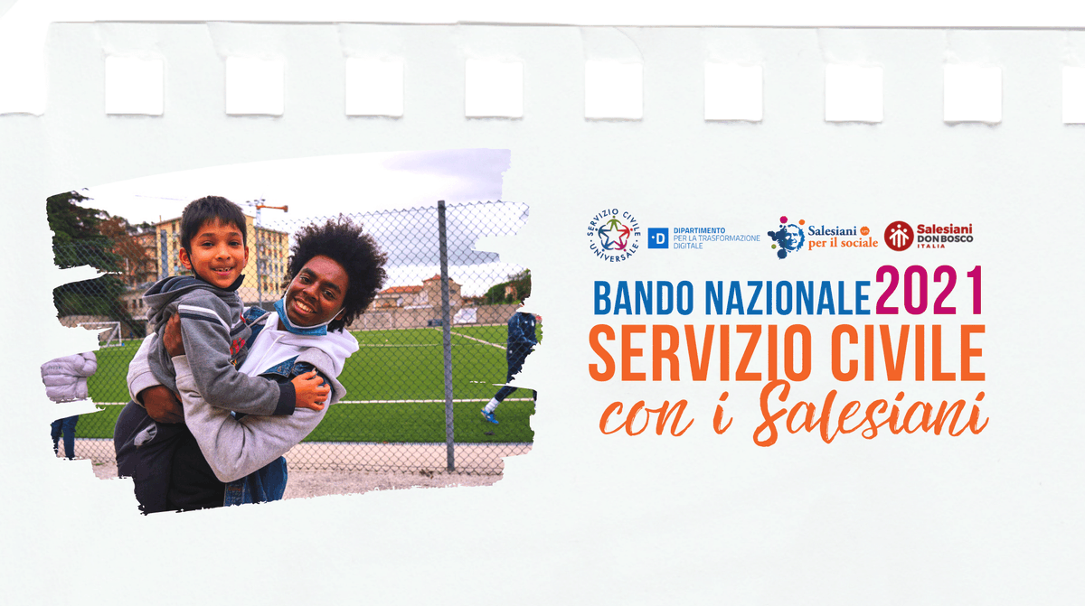 salesociale's tweet photo. Se hai tra i 18 e i 29 anni puoi scegliere uno dei nostri progetti per fare il #serviziocivileuniversale con i Salesiani: ci sono 1.172 posti per l'Italia e l'estero!  https://t.co/8Hr2o6Yq9j
@Esseciblog @infoANS_IT @pcm_giovani_scu https://t.co/L0ocKY2zaV