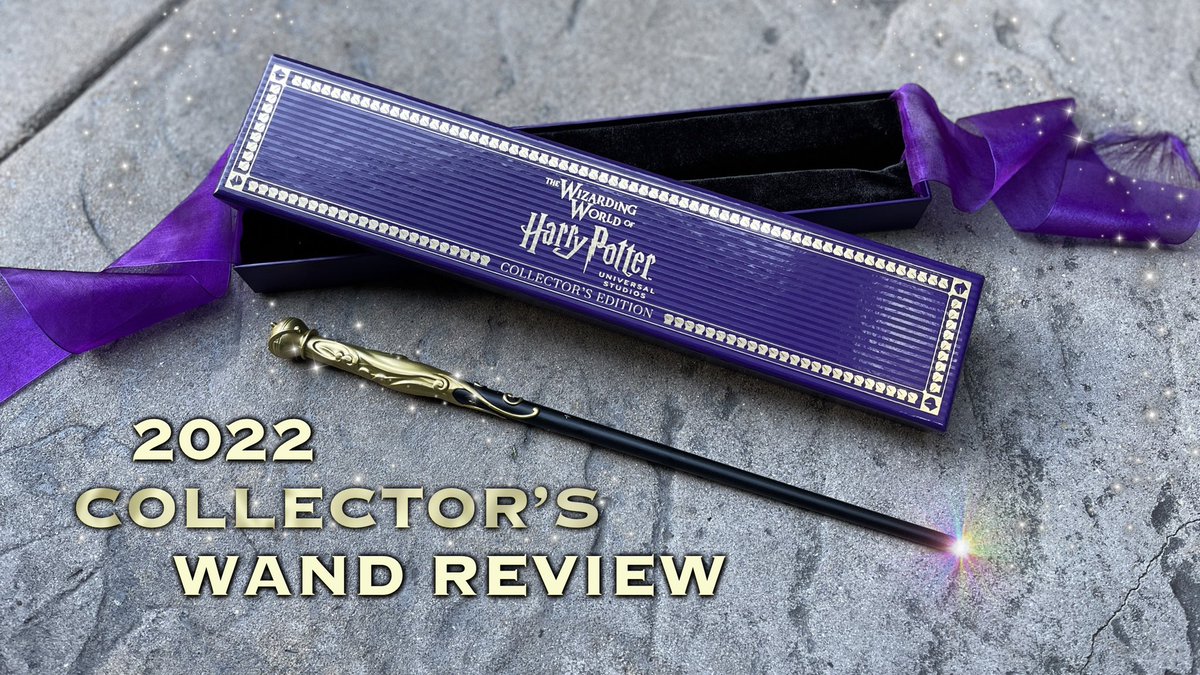 pottercollector's tweet photo. Did you know that a new wizarding world of Harry Potter Collector’s wand has been released? If you didn’t, now you do! Join me for an unboxing of this brand new unique wand! https://t.co/QaG2E3q4d5 https://t.co/zUjF0W8wpz