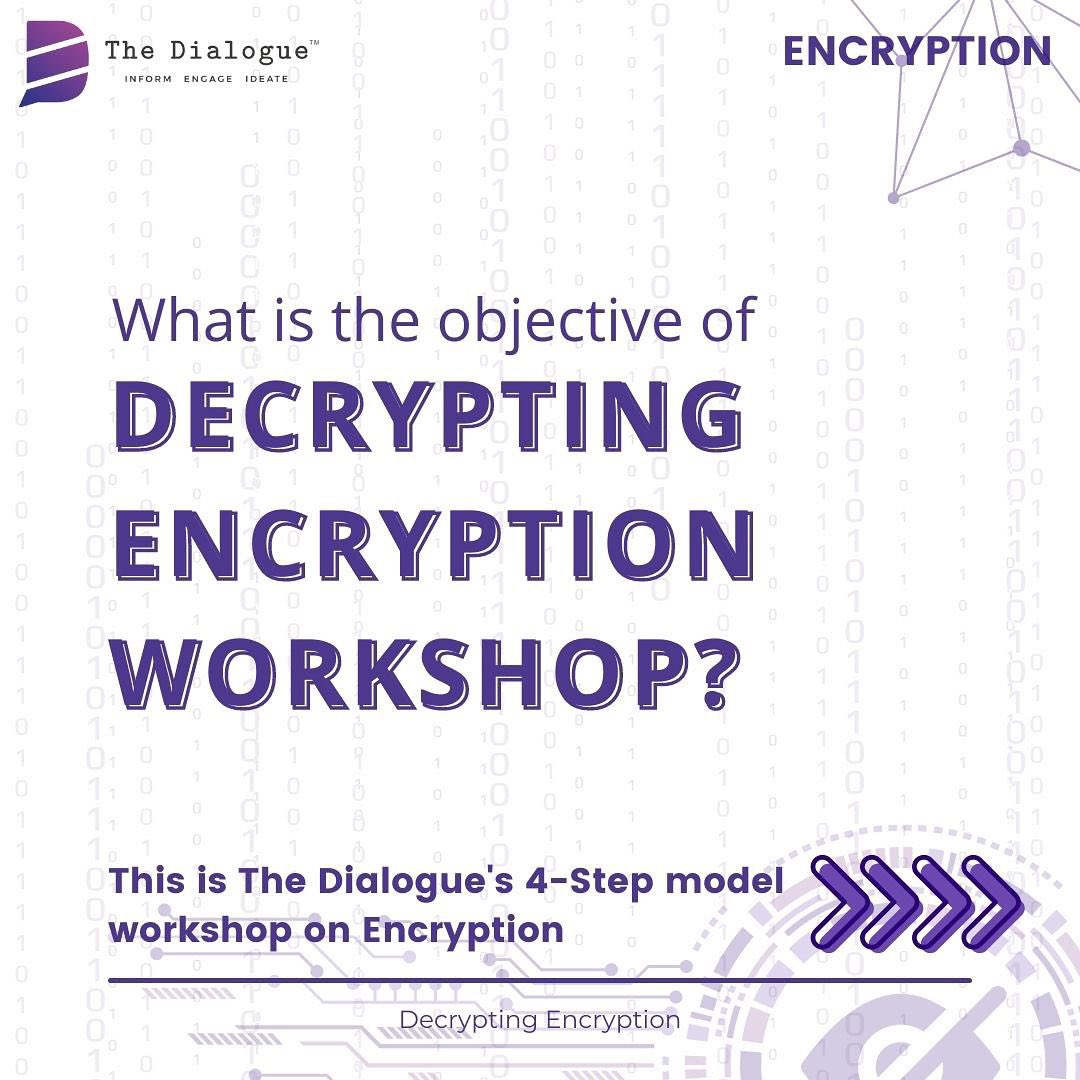 _DialogueIndia's tweet photo. #JoinUs on December 16, 2021, for a Workshop on #DecryptingEncryption conducted by industry experts.  
The aim is to help every stakeholder navigate the #digitalspace securely and understand the technical aspects of #encryptiontechnology. Register here: https://t.co/AG6RZ3loXo. https://t.co/gF8ffQnsAq