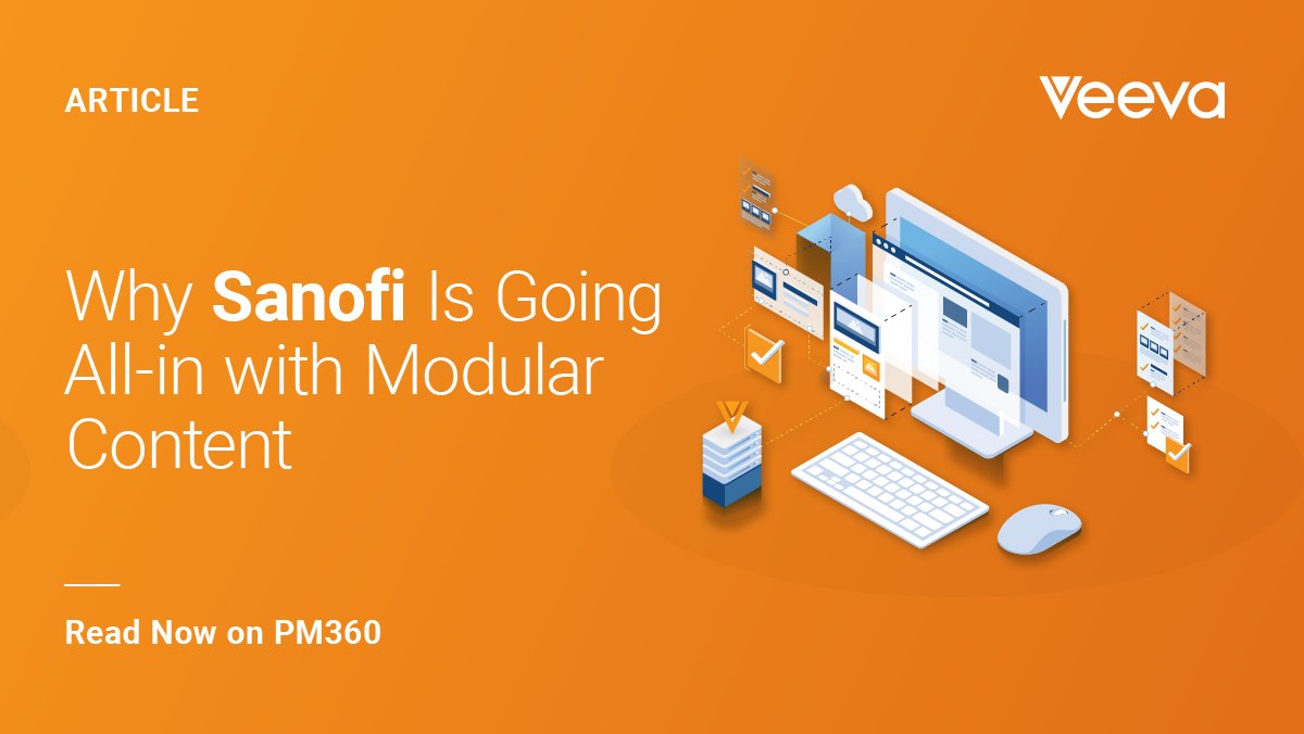 veevasystems's tweet photo. Struggling to deliver content at pace with the demands of omnichannel engagement? Here’s how Sanofi is staying ahead with #modularcontent: https://t.co/Nv1JtxinqP
#pharma #digitalmarketing https://t.co/PGj8P8f33q