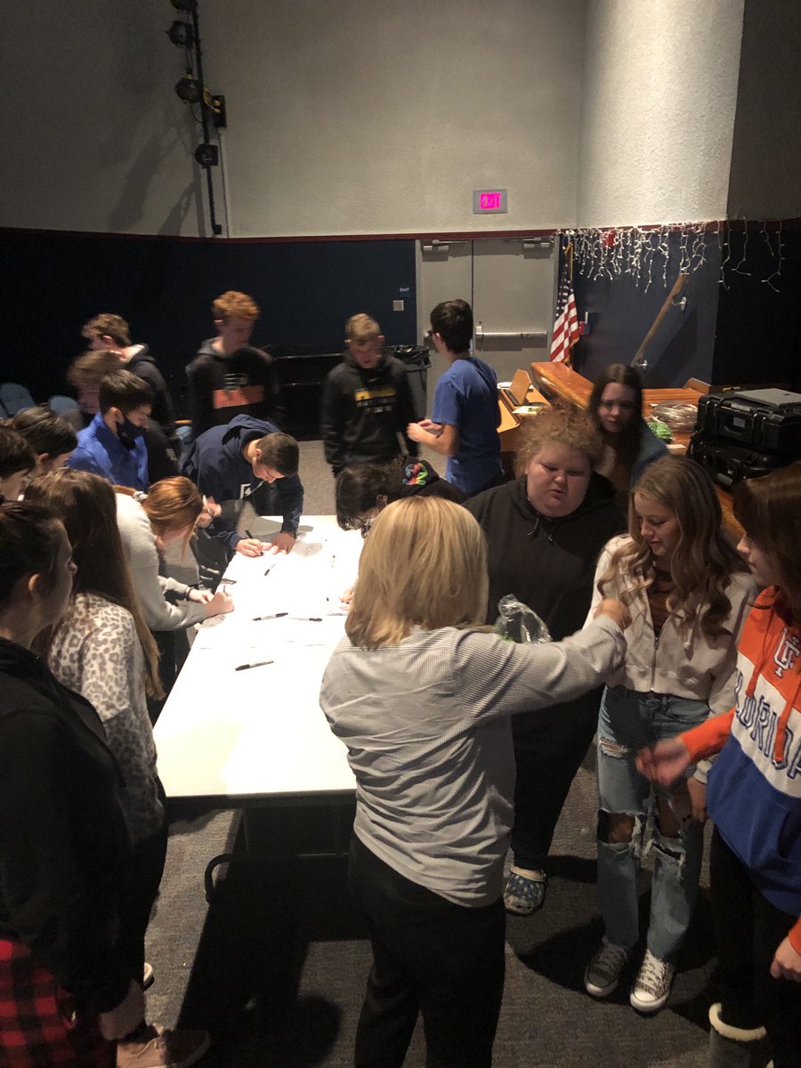 yearbookScott's tweet photo. Helped two sets of @POMountiesPOASD with their Commitment to Graduate today. It’s never been more important to make that commitment as challenges continue. But #wellgetthere with help from all. #C2G, @J_Renaissance https://t.co/Yer4gijyvG