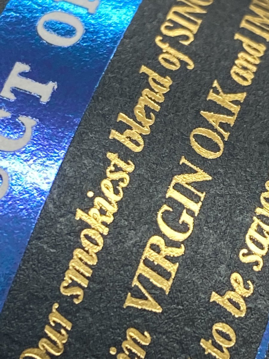 JamesSliabhLiag's tweet photo. The neck labels have arrived so it won’t be long now before an early release of our smokiest @SilkieWhiskey extends the journey in smoky Irish whiskey @SliabhLiagDistl @moikayd https://t.co/sN7GfJUWIH