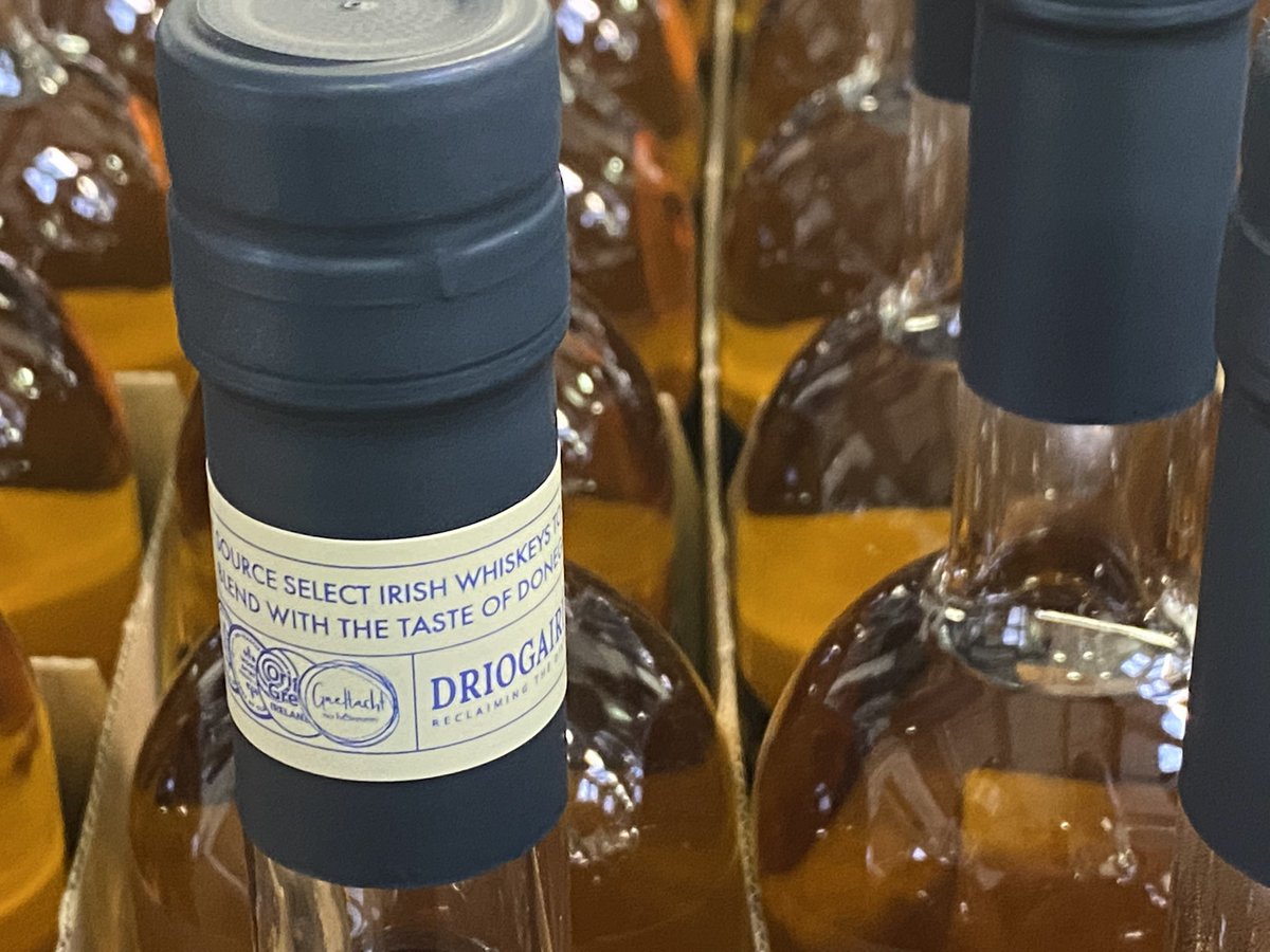 JamesSliabhLiag's tweet photo. The neck labels have arrived so it won’t be long now before an early release of our smokiest @SilkieWhiskey extends the journey in smoky Irish whiskey @SliabhLiagDistl @moikayd https://t.co/sN7GfJUWIH