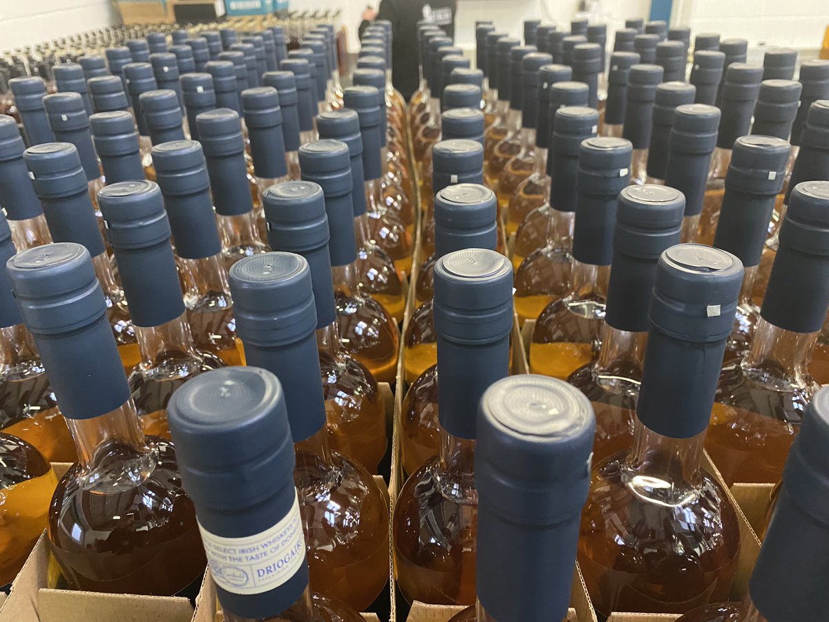 The neck labels have arrived so it won’t be long now before an early release of our smokiest @SilkieWhiskey extends the journey in smoky Irish whiskey @SliabhLiagDistl @moikayd