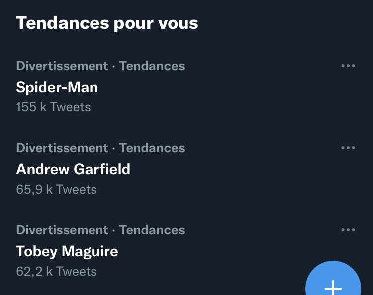 Quand les TT sont Spider-man, Tobey maguire et Andrew Garfield
😅😱 🕸🕷
ALLER CIAO TWITTER JE REVIENS DEMAIN SOIR ! 🤫
