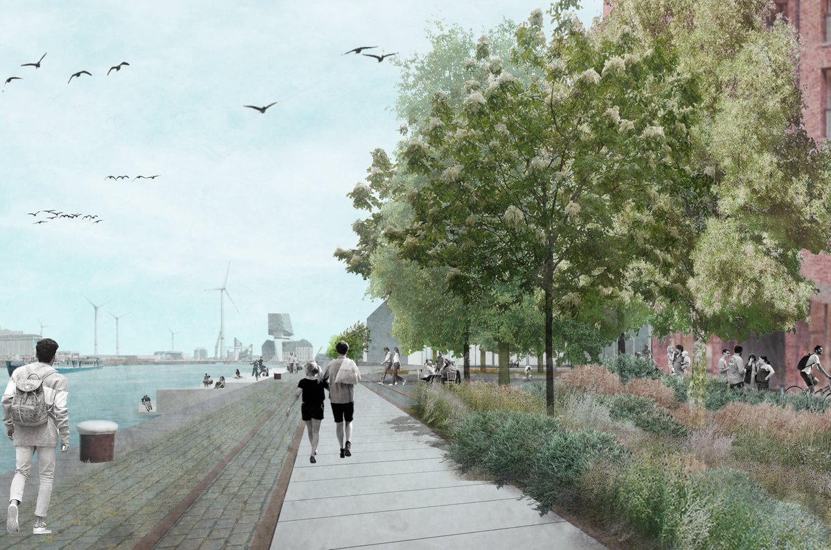 Gisteren zijn de #werken in de #cadixwijk gestart! Het Schengenplein, de New Yorkkaai en de Tallinnstraat worden vernieuwd. De #plannen zien er alvast veelbelovend uit 😍➡️bit.ly/3oREobF