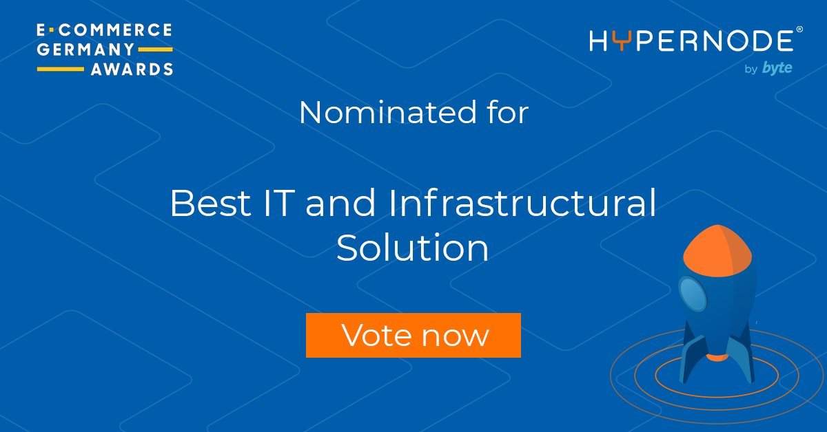 Help us out! We're very proud to be nominated in the category Best IT Solution for the E-commerce Germany Awards. However, we need your help to get to the next round. Just go: Vote -> Login. Simple as that. THANK YOU!
bit.ly/3oViGUt

#ecommerce #germany #awards #vote