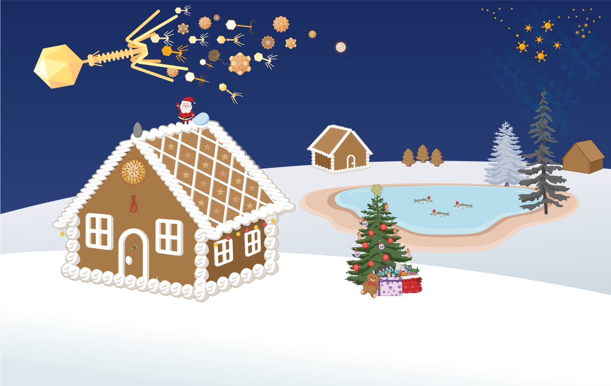 Merry X-mas from Applied Hologenomics! #BioGingerbread