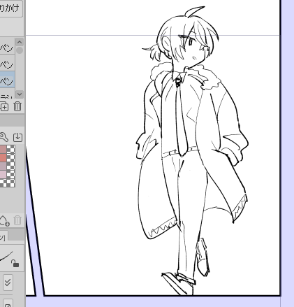 100分の1くらいの時間で描けた皋所縁 