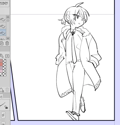 100分の1くらいの時間で描けた皋所縁 