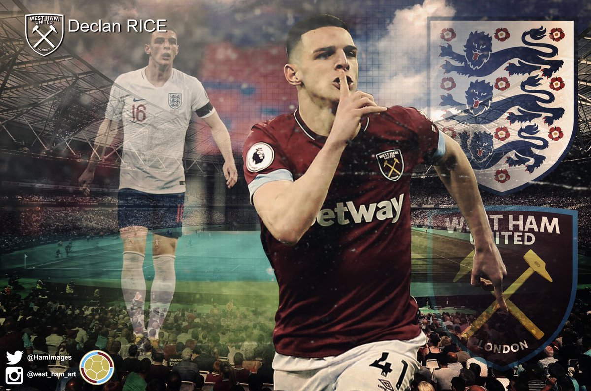 HamImages's tweet photo. Reply if you don't agree that Declan Rice is the best midfielder in England. 

Retweet if you agree Declan's the best midfielder in England. https://t.co/zxV0k0Fgr4