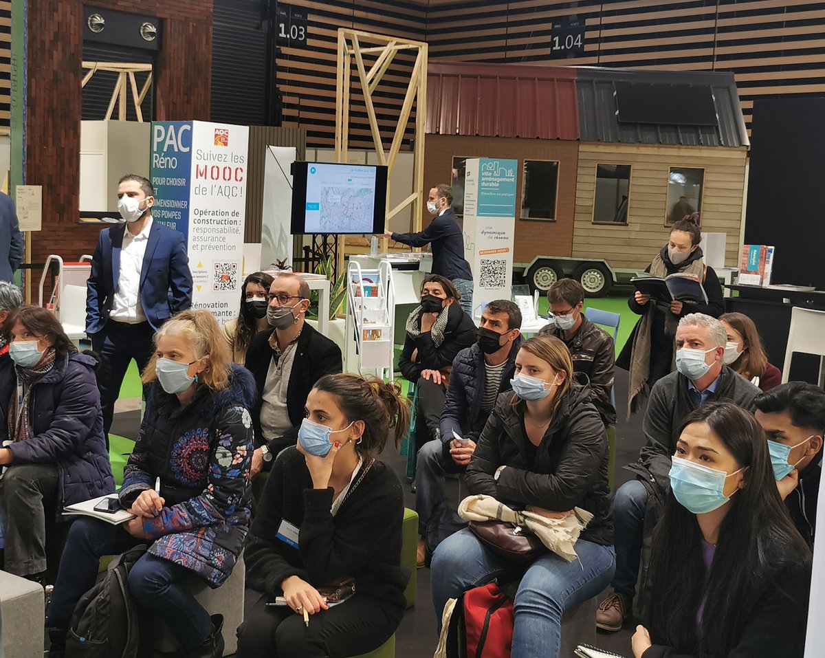AQC_Lyon's tweet photo. Présentation du projet @H2020_Funding @Train4Sustain pour développer les compétences en développement durable dans la construction sur l'espace Ateliers Bâtiment Durable @bepositiveevent.
Pour en savoir plus : https://t.co/KtT21uEGph https://t.co/u0JSRDGzEL