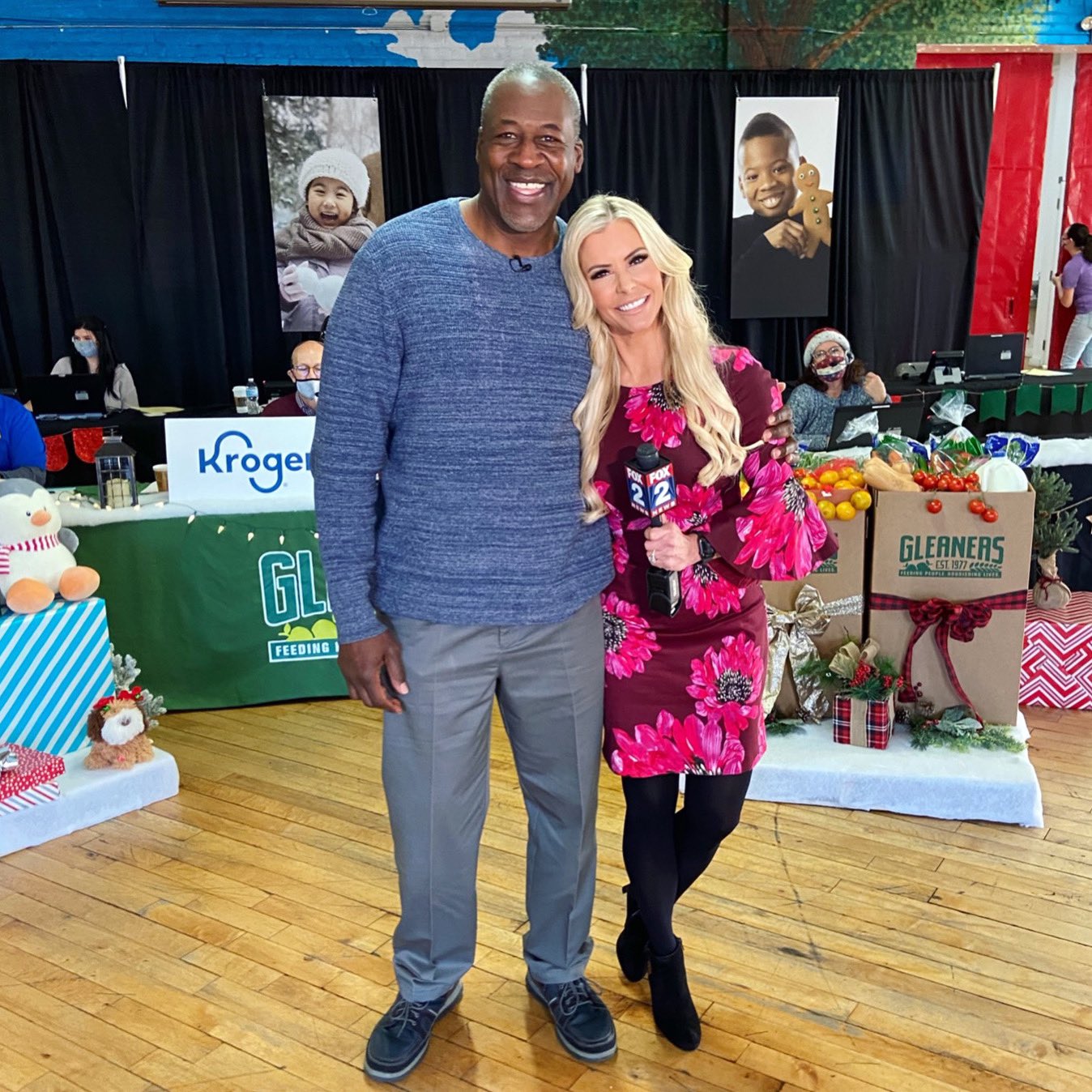 Amy Andrews Fox 2 on Twitter: "Tackling hunger with my friend