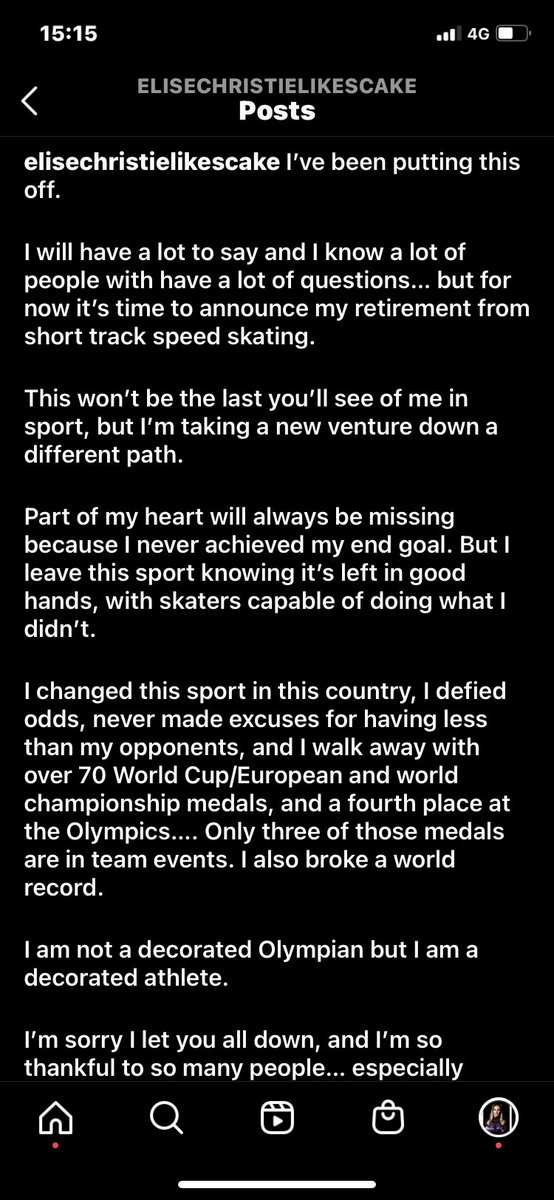 Elise Christie tweet media