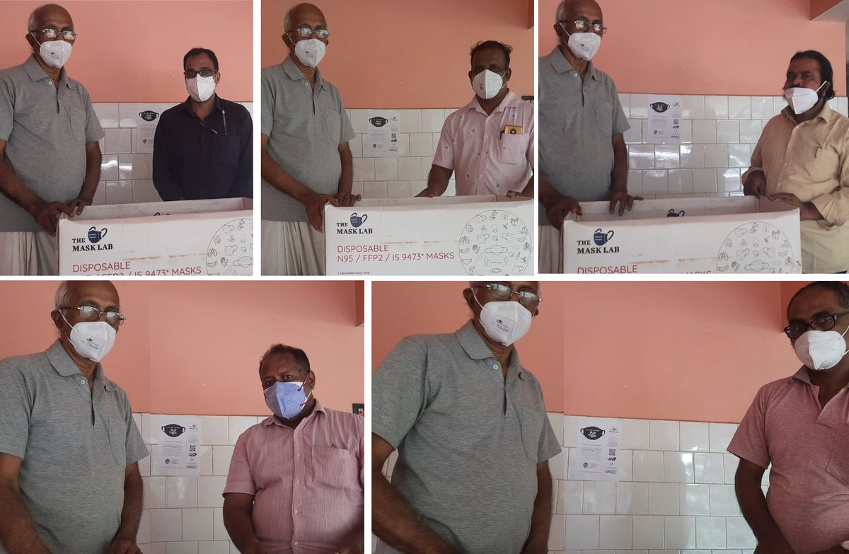 TibetHeritage's tweet image. #SpreadingMasks: 1) CostFord (Ayyanthole); 2) Family Health Centre: Chamakkala 3) Koolimuttom 4) Methala, Velur 5) ASN Nambeesan Master Memorial  Palliative Society, Thrissur receive free #N95 facemasks produced by The Mask Lab from AK Tharanathan of Friends of Tibet Foundation.