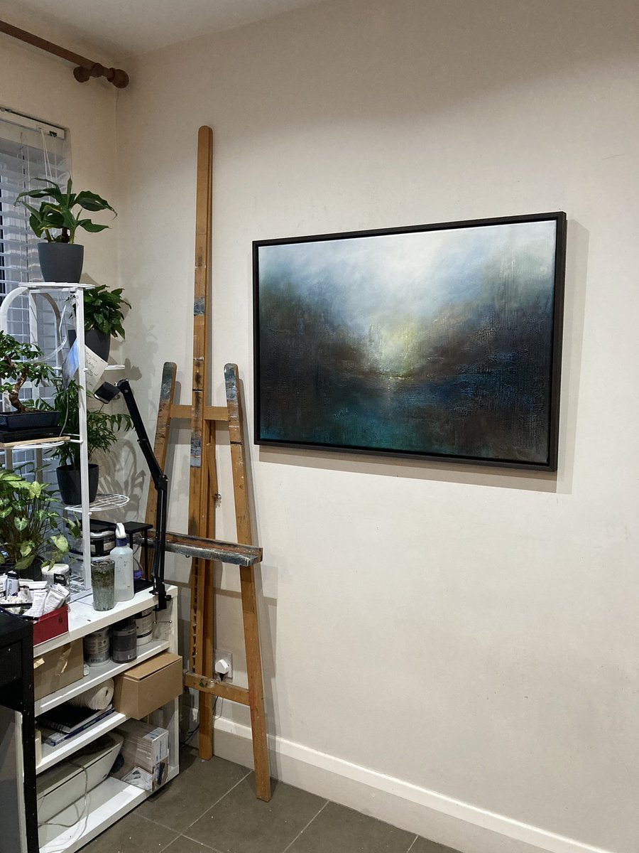 Inspired by a crisp morning walk. Dawn is 36”x24” and is available @m1fineart Greenwich, London.