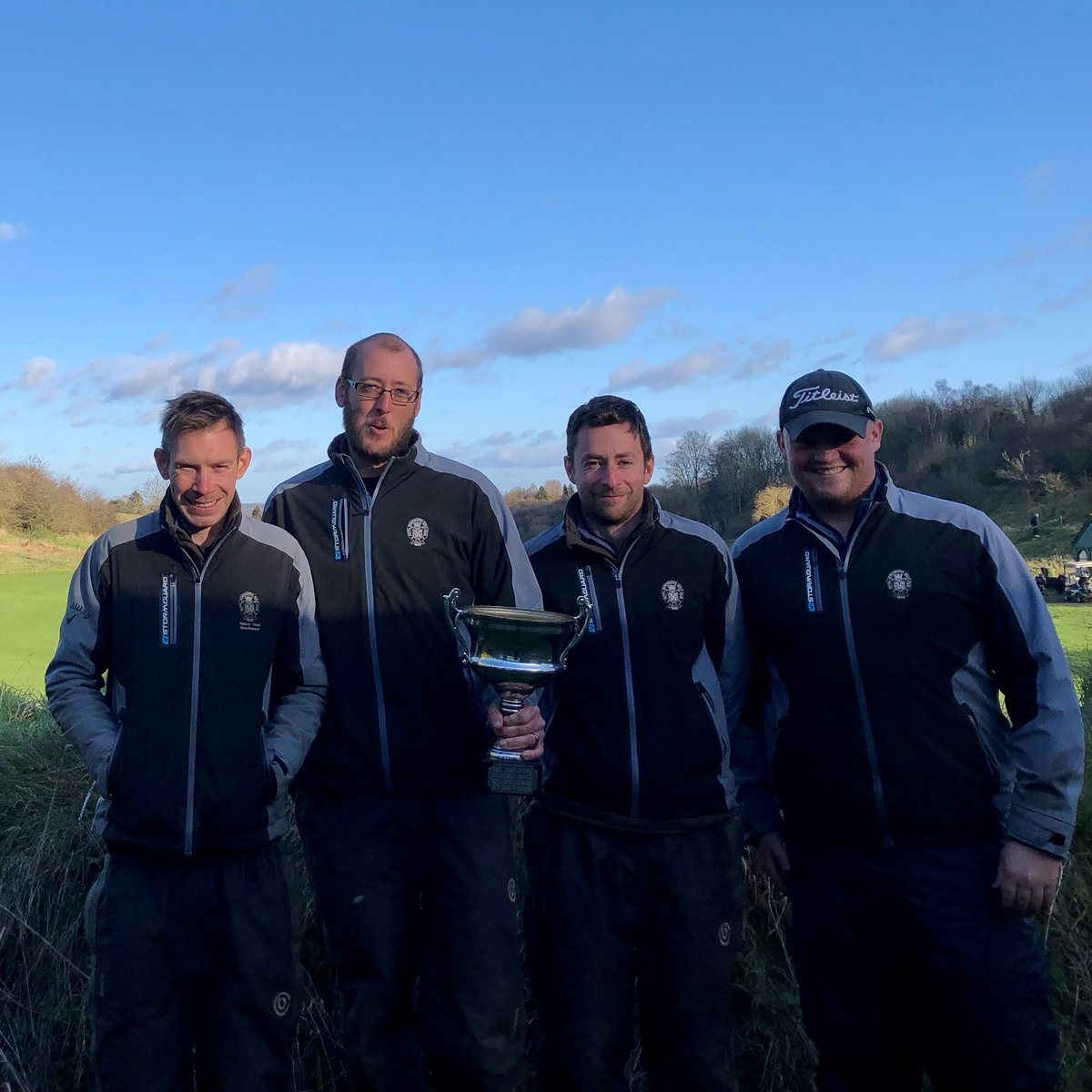 Congratulations to our greenkeeping team on winning the British &amp; International Golf Greenkeepers Association (Southern Region) Turkey Trot. Pictured left to right Jim Solloway, Max Gibbons, Paul England and Joe Bound.