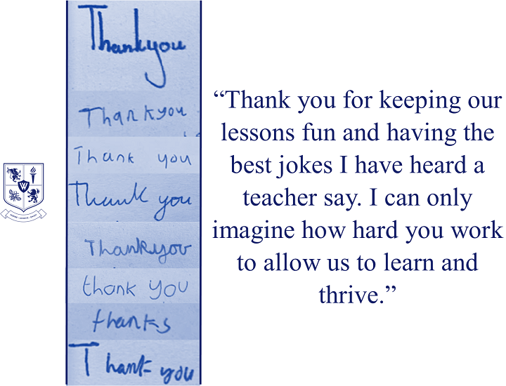 WellacreAcademy's tweet photo. At the end of term, we invited Pankhurst students to write to Wellacre staff and give special thanks for all they do.
We're proud to share Pankhurst students' words of recognition and thanks!
#HalfTermHero #Pankhurst #ThankYou https://t.co/1uf95HuFno