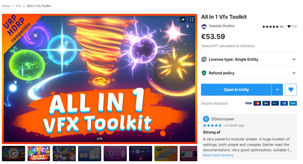 All In 1 Vfx Toolkit is available again, the current version is 1.2 and includes all the new changes
It's been emotionally a rough month, thanks for all the encouragement words and support, it really made a difference❤️
assetstore.unity.com/packages/vfx/a…