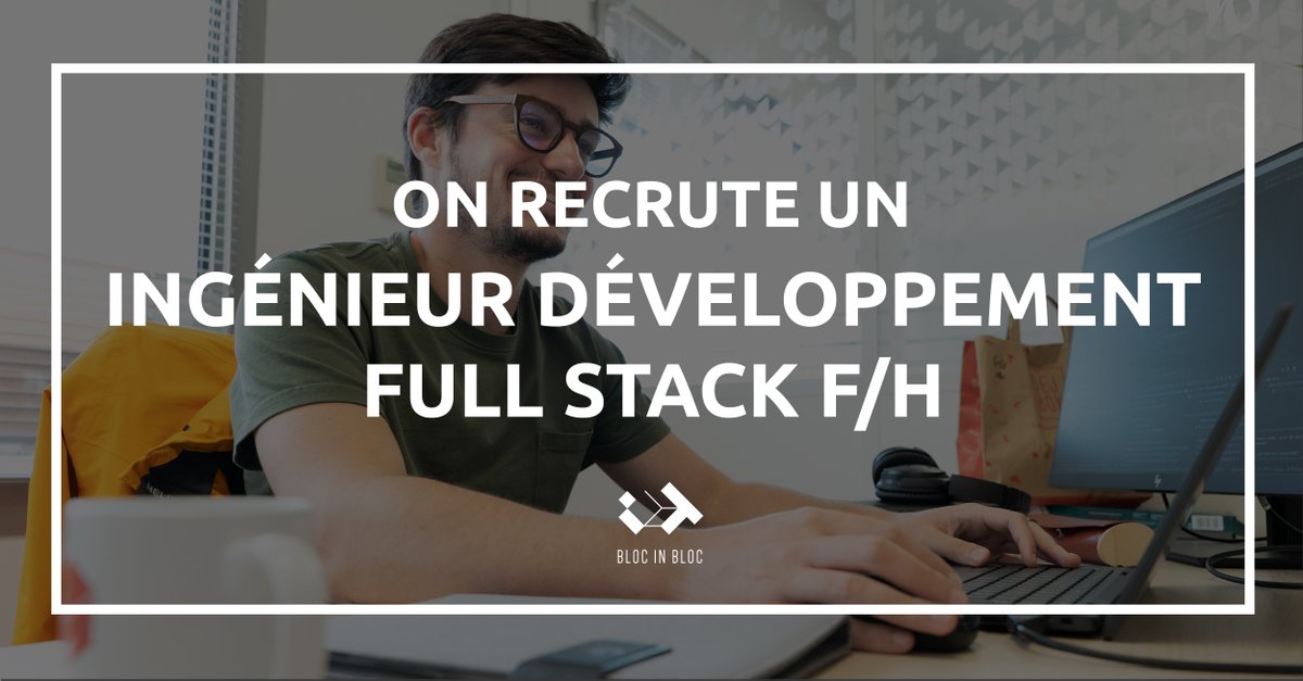 [#Recrutement] On recrute notre futur #Ingénieur Développement #FullStack F/H sur #Nantes ! 
Pour en savoir plus 👇

#emploi #iciçarecrute #offreemploi #jobs #Nantes #développeur #fullstack #saas #cloud bit.ly/3dOQkF6