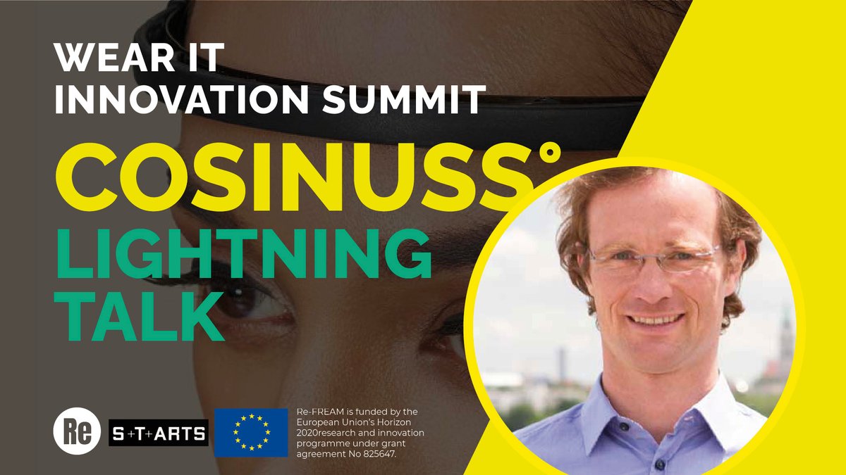 🦻Seeing is believing or hearing is believing: <a href="/cosinuss_/">cosinuss°</a>

🧑‍⚕️During the #WIIS21 Dr. Johannes Kreuzer talked about the Cosinuss device for health and wellness which has various use-cases from fitness to healthcare.

📍Watch the Lightning Talk:  youtu.be/xdlY4RZyAIk