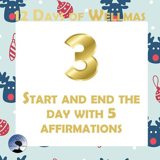 ReDISCOVPeakers's tweet photo. #PeakersLighttheHolidays #12DaysofWellmas Today we want to start and end the day with 5 affirmations.
Maybe today is the day you tell yourself
💚 I am enough💚 I am more than enough 💚 I will make good choices for myself💚 I accept who I am
What words are you telling yourself? https://t.co/MetENc7xE5