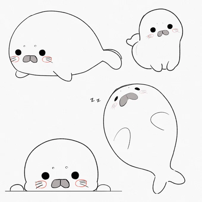 『サメとアザラシ』 