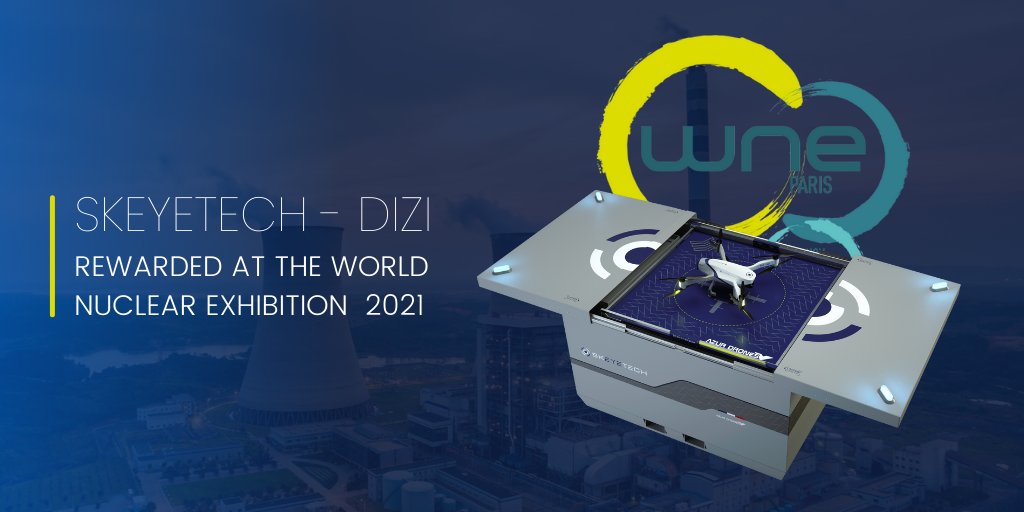 Few days ago, Skeyetech-DIZI has been rewarded at the World Nuclear Exhibition Awards 2021. With this award, Azur Drones once again confirms the maturity and added value of its solution for the nuclear industry. 
Read more ➡️ azurdrones.com/skeyetech-dizi…