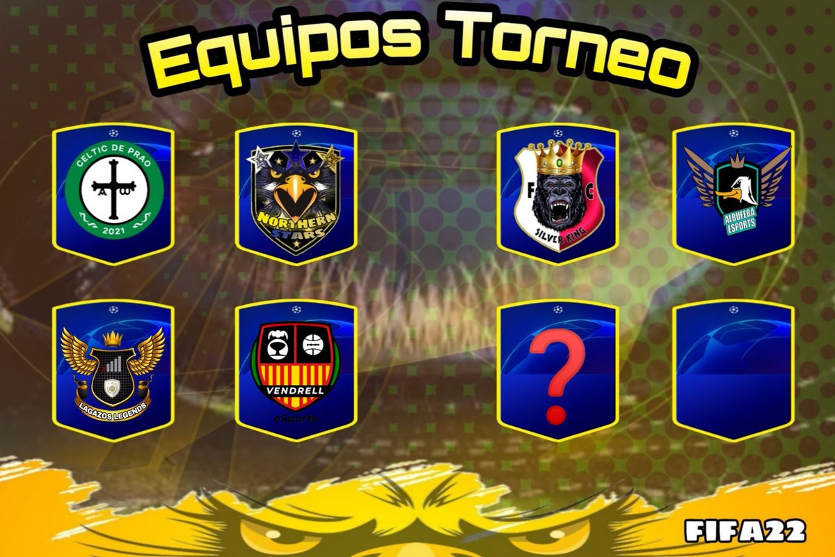 ¡Vente a nuestra Copa  Northern Stars tendremos más ediciones!. <a href="/Northenstars1/">Northern Stars</a> <a href="/CelticdePrao/">CelticDePrao</a> @silverkingFC @CEV_eSports <a href="/LagazosLegends/">💛Lagazos Legends🖤</a> <a href="/AlbuferaFC/">Albufera Esports</a>