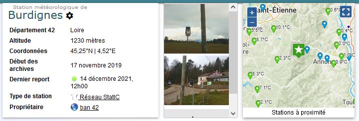 infoclimat's tweet photo. Ce matin, des inversions de températures généralisées sur le Centre Est.
Exemple : à #Riotord (43) 866m à 11H il fait -0,2°C et à #Burdignes (42) 1230m 9,8°c.
Seulement 15km séparent ces 2 villes !
#meteo
#inversiontemperature https://t.co/MlWccckXKu