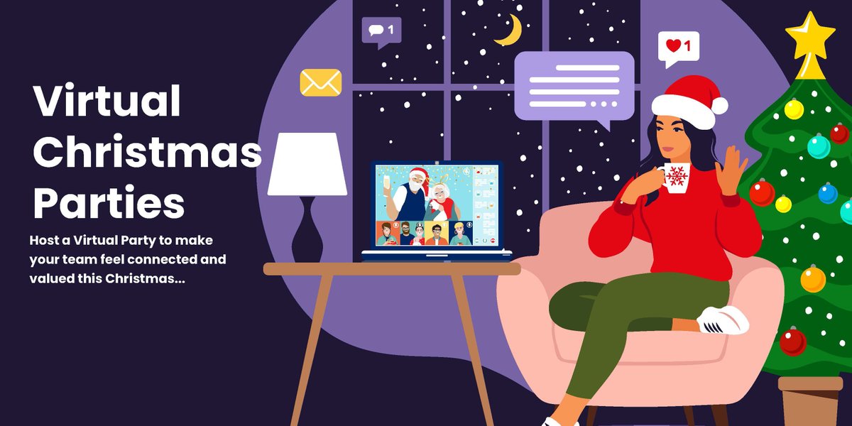 Christmas Party cancelled?
ec have got your back!
 
Contact us at virtual@emeraldcolour.co.uk today for our full range of Virtual festive parties

#Virtual #Christmas #Party #Engage