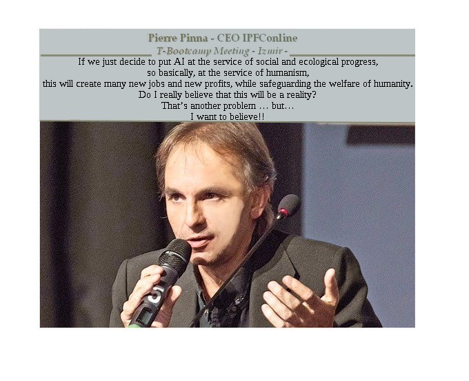 pierrepinna's tweet image. Just a human will
👇
"...if only we would decide to put #AI at the service of social & ecological progress..."
@PierrePinna keynote at Yaşar University @YasarUniv - #Izmir
#AIEthics
Cc @psb_dc @jblefevre60 @SpirosMargaris @andi_staub @JimMarous @MiaD @Ym78200 @Nicochan33 @ahier