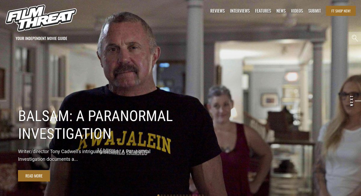 "...documents a ghost hunt conducted at a southern hotel by a team led by Kane Hodder." Michael Talbot-Haynes Balsam: A Paranormal Investigation.
filmthreat.com/reviews/balsam… #SupportIndieFilm #BalsamAParanormalInvestigation #Horror