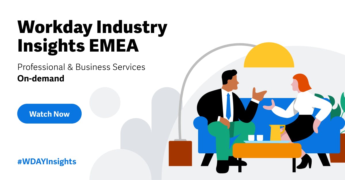 Workday Industry Insights EMEA is now available on demand. Hear <a href="/bdoaccountant/">BDO UK</a>, <a href="/CapitaPlc/">Capita</a> and <a href="/PwC/">PwC</a> discuss how #ProfessionalServices firms can make data-driven decisions and turn market disruptions into opportunities through digital... #TeamWDAY bit.ly/3EZg5hJ