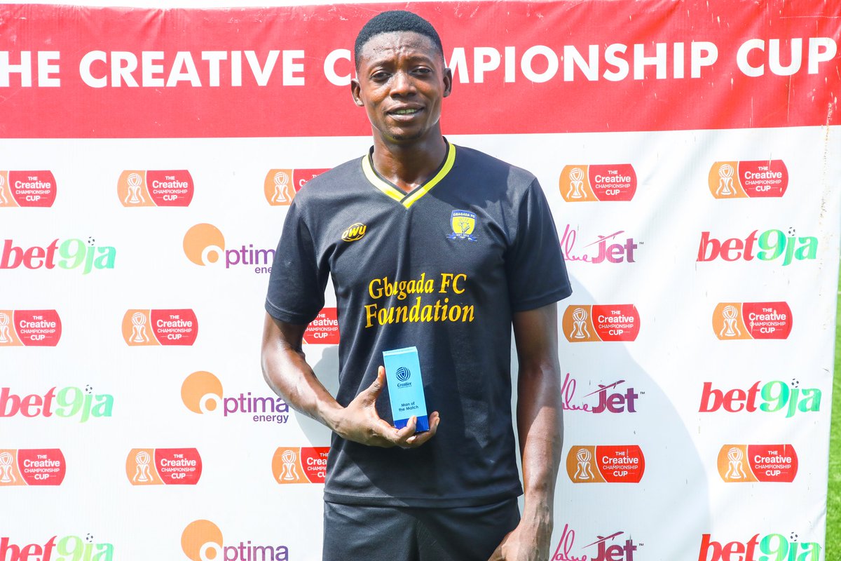 TCC_League's tweet photo. MOTM
Olotu Alaba (@gbagadafc)
#GBAIGA #TCCCup21 https://t.co/wsfKqeoRYi