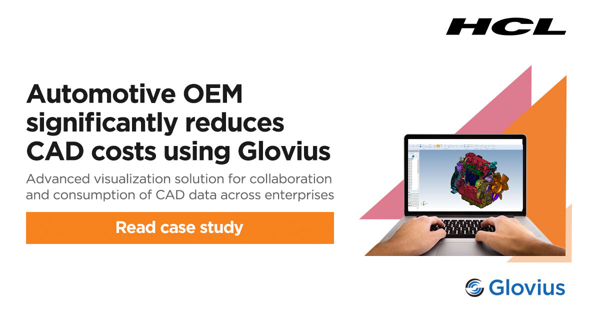 glovius's tweet photo. An automotive supplier achieved 92% savings in #CADlicense costs with a simple and easy Glovius #CADvisualization #CADViewer solution.
Learn more: https://t.co/ql9HZ6wRCi https://t.co/oOIVfmiooX