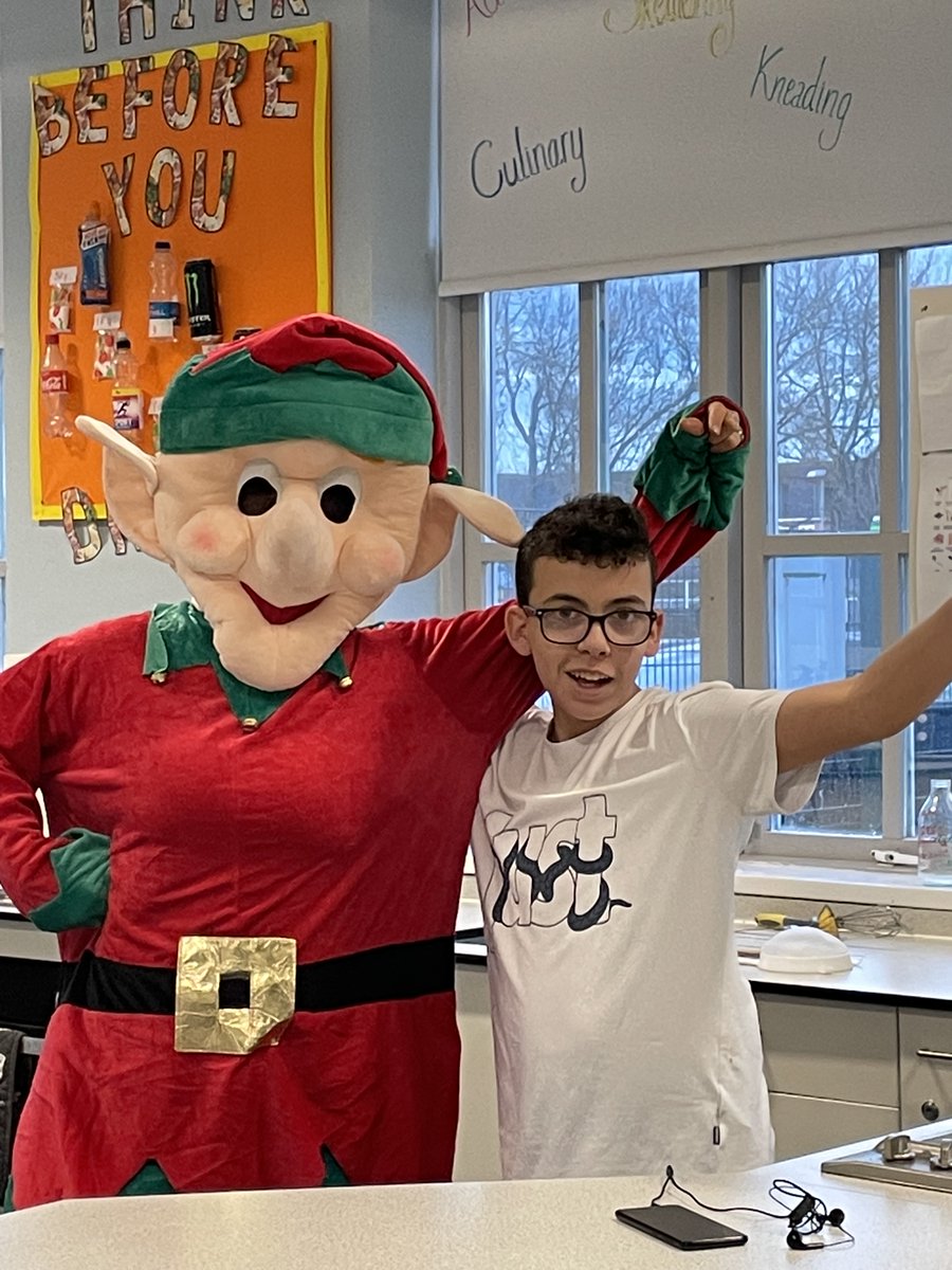 The Christmas Elf has landed in the Food Room at Moorbridge!  #Christmas  #MAEPS